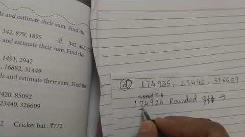 5th Std ch-3 Addition and Subtraction Exercise-3.5
