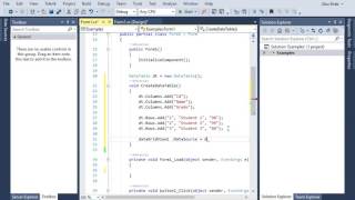 DataTable in c#