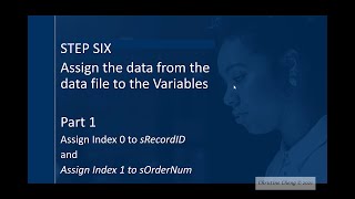 Step Six Part 1 - Assign String Data to String Variables