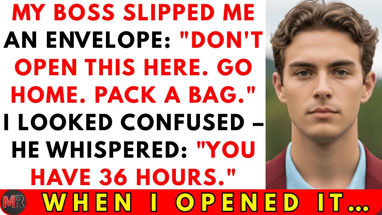 Собери сумку. У тебя есть 36 часов. Мой босс дал мне конверт. То, что я нашёл внутри, изменило всё.