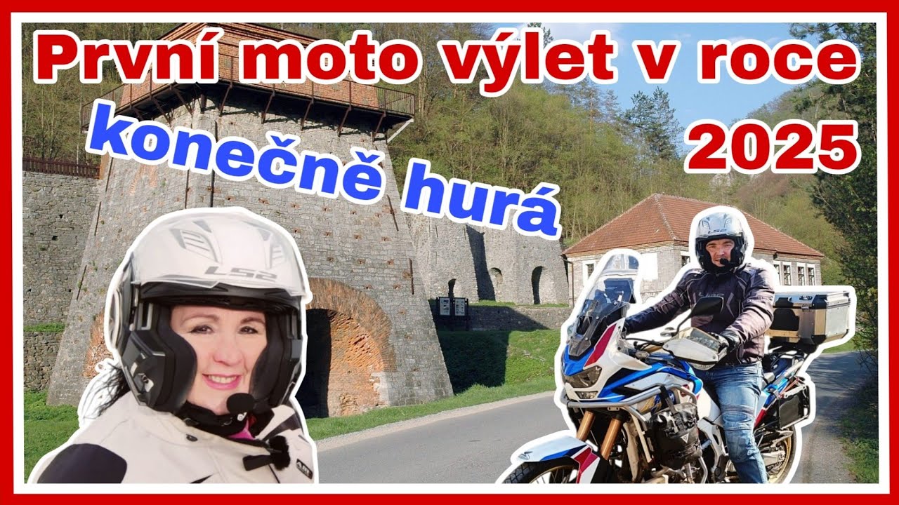 První moto výlet 2025! 🏍️ Jak se jezdí po zimě? | Stará Huť u Adamova