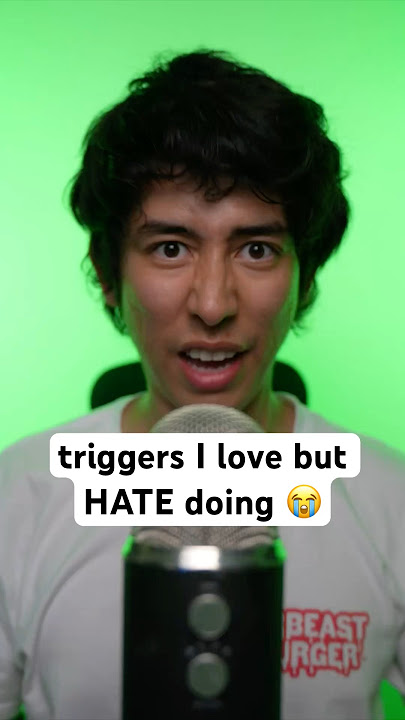 triggers I love but HATE doing 😭 #asmr
