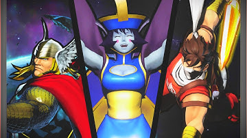Ultimate Marvel Vs  Capcom 3: Arcade Mode feat. Hsien-ko, Strider Hiryu, and Thor