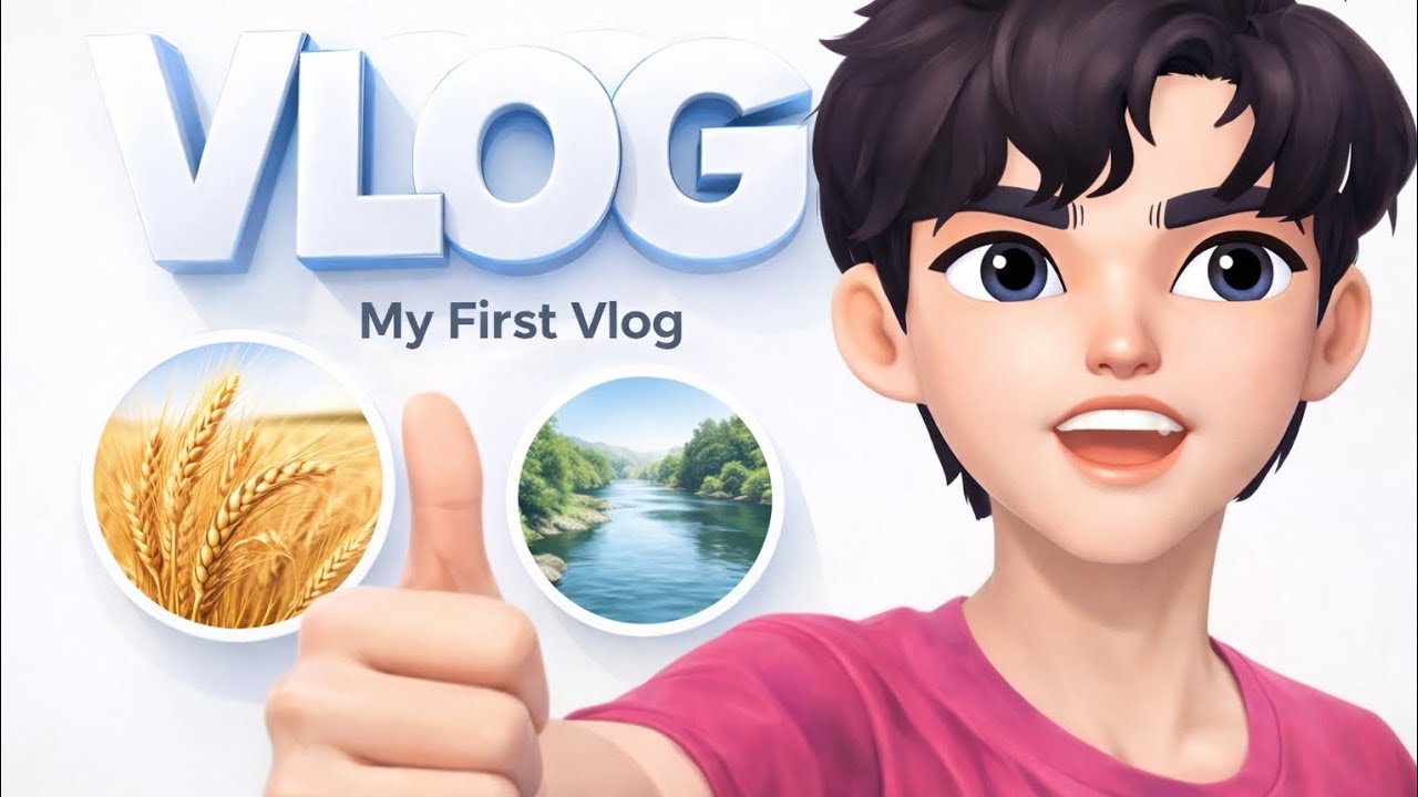 My First Vlog | Village Life 🌾 | My Farming Journey - YouTube