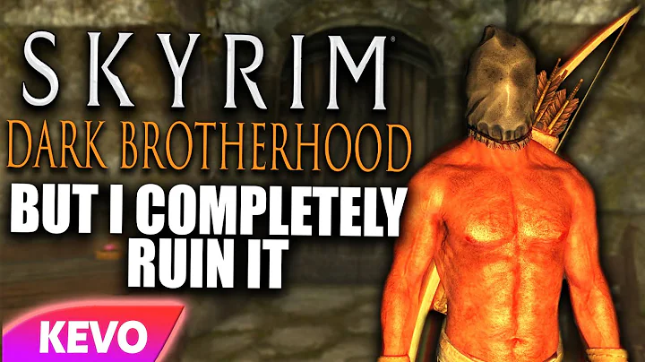 Skyrim Dark Brotherhood but I completely ruin it