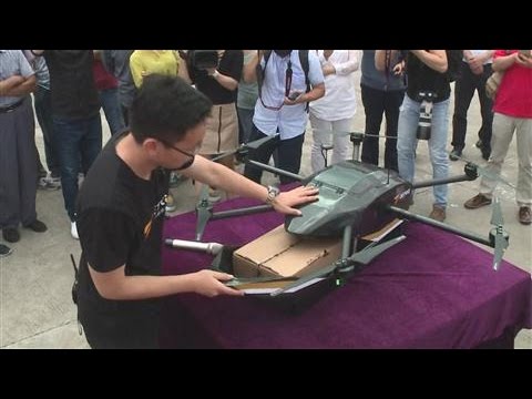 China Mail Drone Makes First Delivery