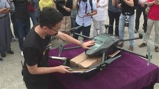 China Mail Drone Makes First Delivery