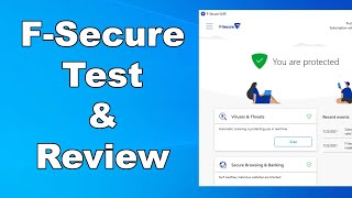 F-Secure Antivirus Test & Review 2021 - Antivirus Security Review - High Level Test screenshot 1