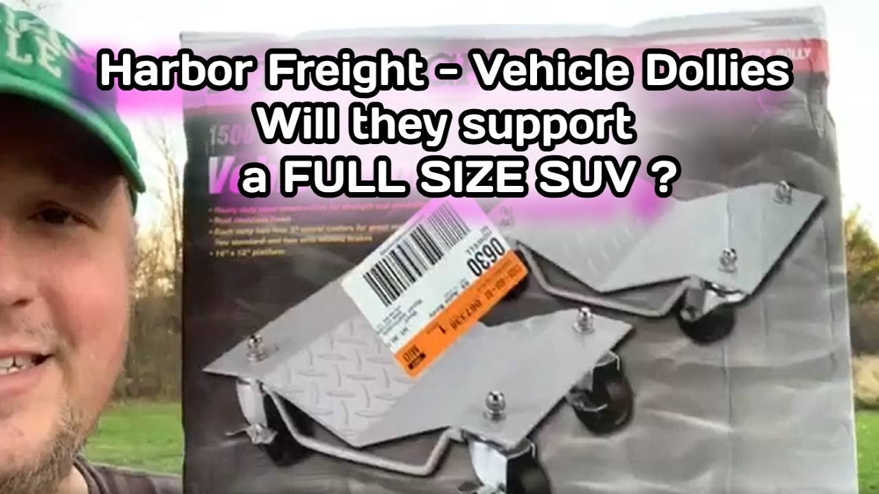 Harbor Freight CAR DOLLIES review 67338, 60343 YouTube