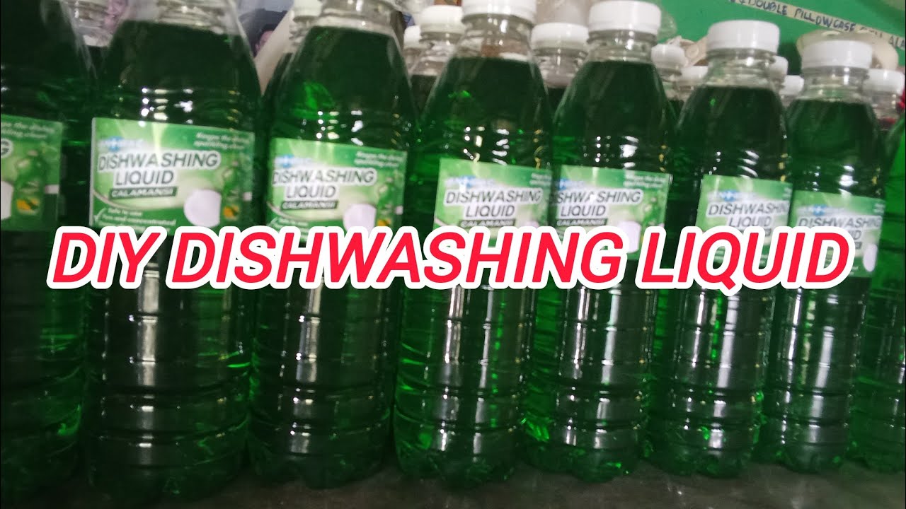 Paano Gumawa Ng DIY Dishwashing liquid | barotfamilyvlogs - YouTube