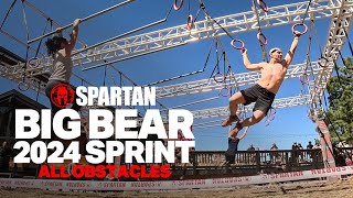 Spartan USNS Big Bear 2024 Sprint - All Obstacles (WITH MUSIC)