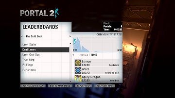 (Old) Portal 2: Dual Lasers 13.53 Speedrun