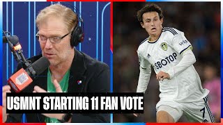 USMNT Starting 11 fan vote ahead of 2022 FIFA World Cup | State of the Union