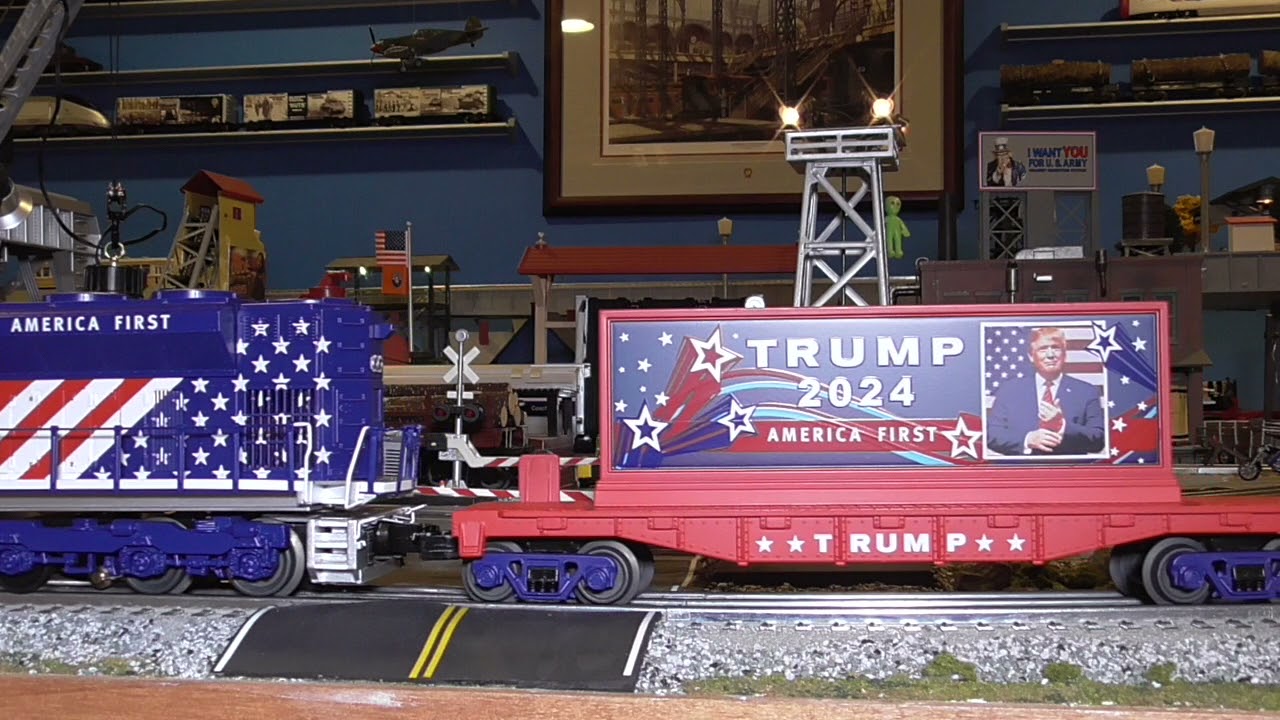 Trump Train 2024 set by MTH 30207991a YouTube