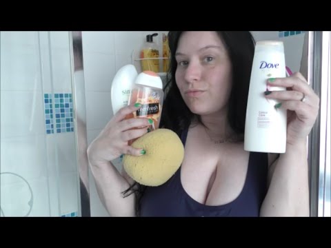 Come shower with me! My shower routine *I am not naked I wear swimsuit! lol *  chubby girl!