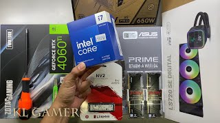 intel Core i7 14700F ASUS PRIME B760M-A WIFI D4 LS720 SE DIGITAL ZOTAC RTX4060Ti Gaming PC Build