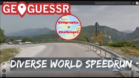 Geoguessr - Diverse World Speedrun (3rd place WR)