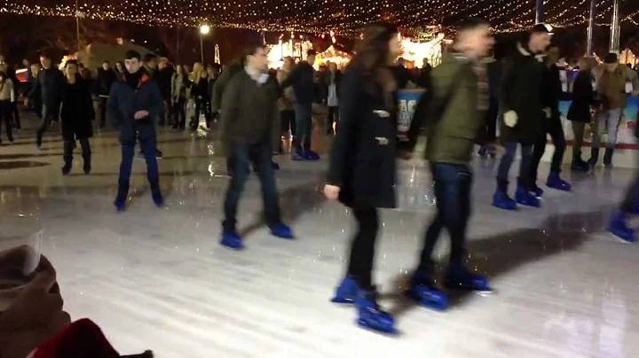 Winter wonderland ice rink