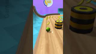 Going Balls - Banana Frenzy, SpeedRun Gameplay, Android IOS, Amaizing Ball Game #shorts #gameplay screenshot 2