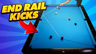 End Rail Kicks - Simple System is Deadly! by Zero-X Billiards 121,006 views 3 years ago 4 minutes, 49 seconds