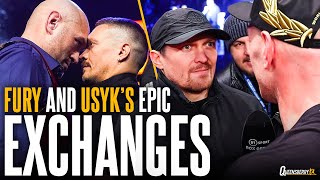 Tyson Fury vs Oleksandr Usyk | EVERY important interaction before their heavyweight Undisputed bout