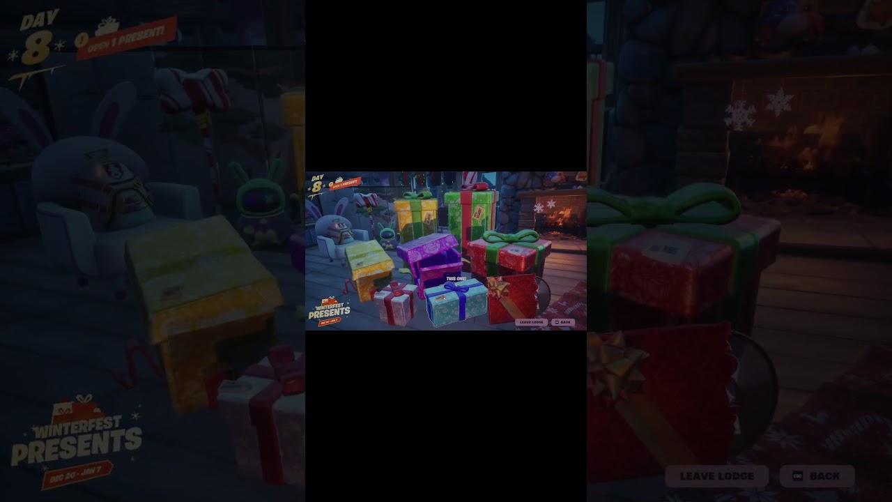 Fortnite WinterFest Gift Opening (Day 8) 