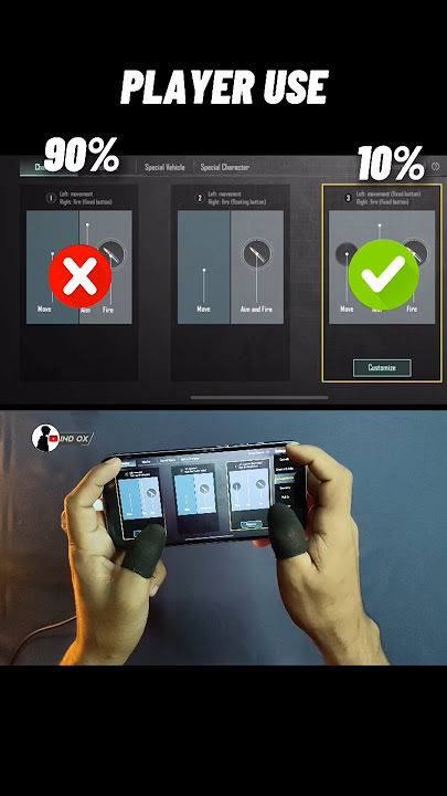Bgmi Pubg Mobile why layout 3 control is best #shorts