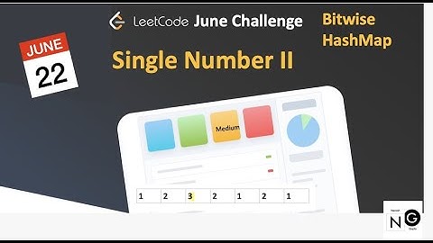 single number ii | single number 2 | single number leetcode | leetcode 137