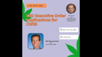 251222 Fireside Chat: CBD Executive Order Implications for CWEB #CBD #Charlottesweb #ExecutiveOrders