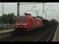 DB 152-003 mit Güterzug in Sarstedt / locomotiva elétrica com trem de carga treno merci. EDE024603