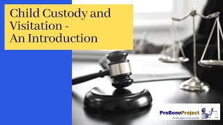 1. Custody and Visitation - Introduction