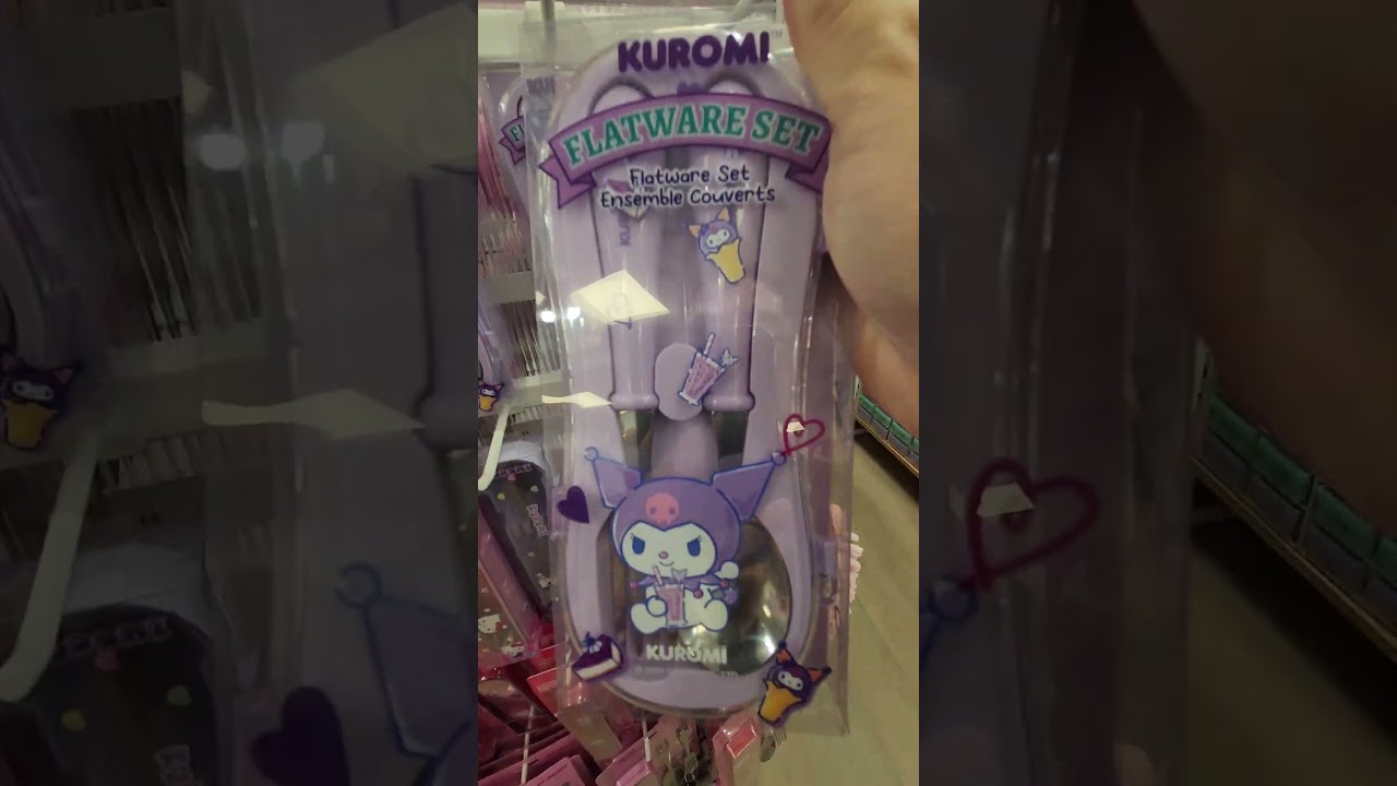 Kuromi Flatware Set looks so Cute 