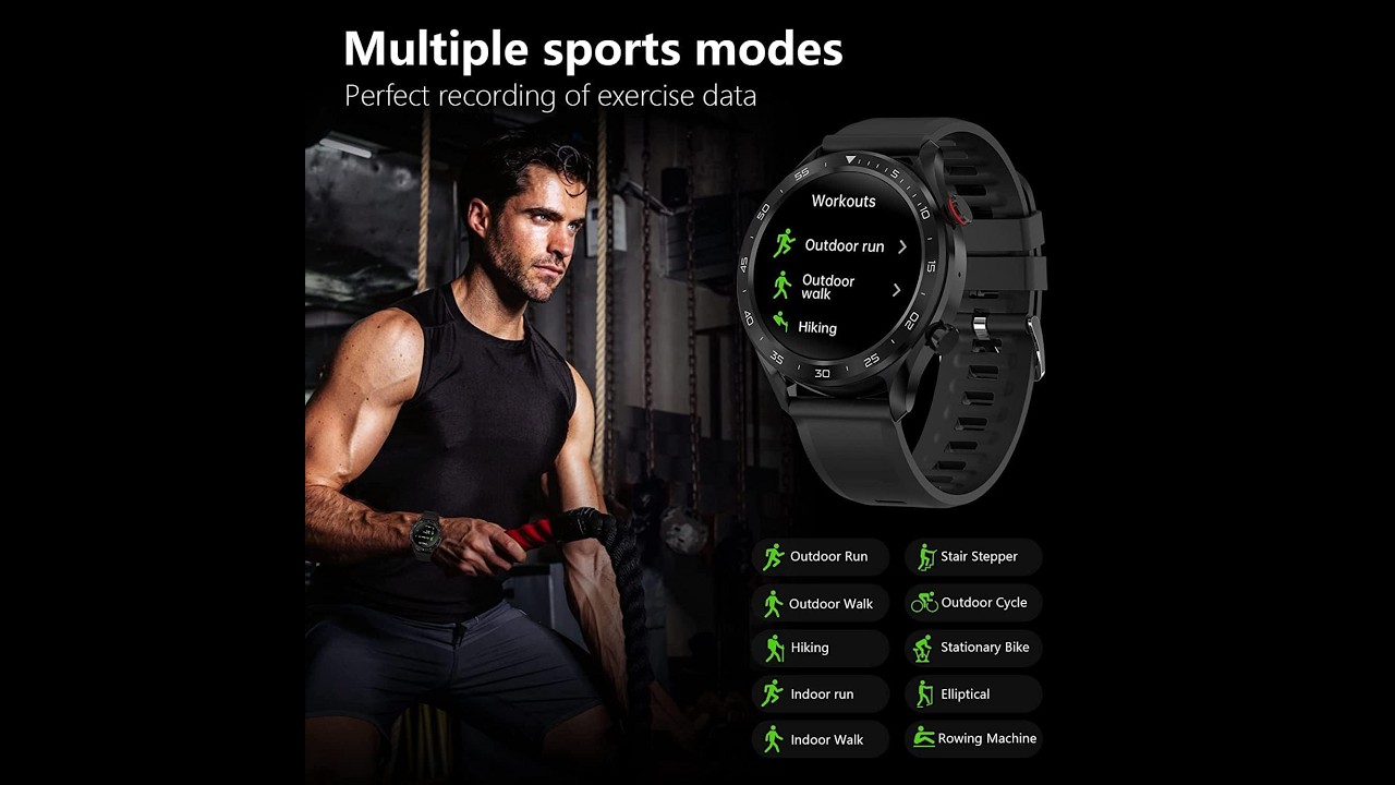 Bebinca GT2 Pro Smart Watch for Men SpO2 Real-time Heart Rate Sleep ...