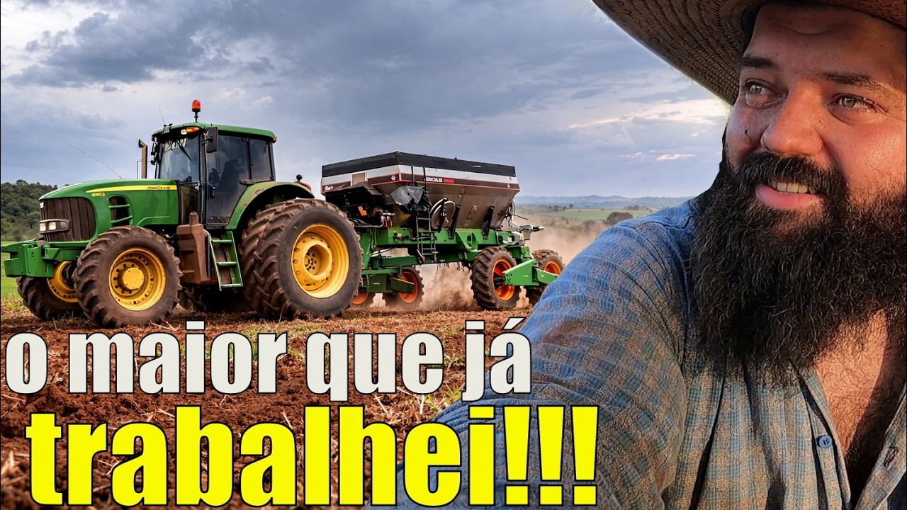 esse foi o maior trator que já trabalhei