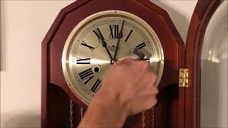 Winding the D&A Waltham Wall Clock