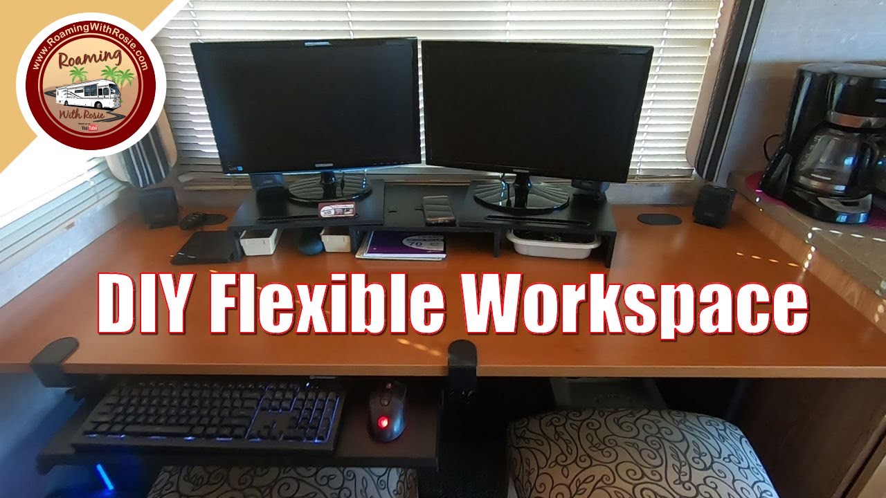 DIY Desk/Dining Table RV Office Space Or Tiny Home YouTube