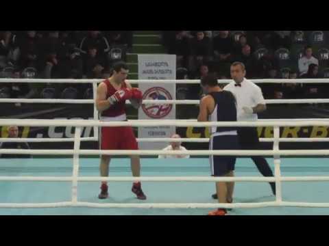 17-11-2019 Georgian Boxing FINAL(81kg)RED Aleksandre DOKVADZE Rustavi VS BLUE Luka MATCHUTATZE Batum