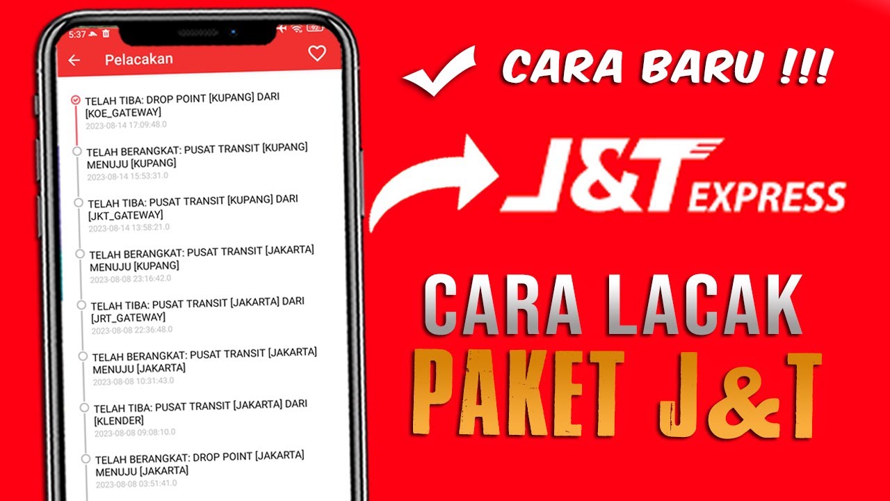 Terbaru ! Cara Lacak Paket J&T - YouTube