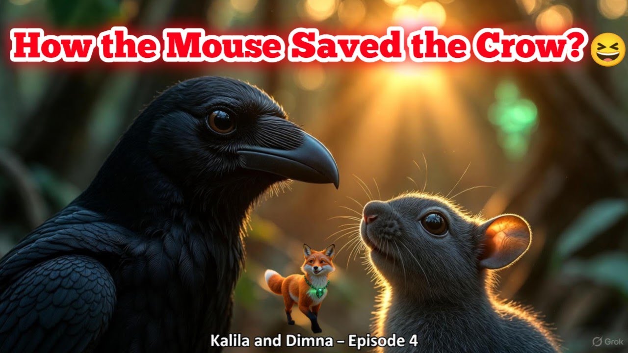Crow Mouse The Mouse and the Crow | Kalila and Dimna – True Friendship Story 🐭 # ...
