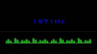 ⒽⓏ| 1971Hz Pure Tone Frequency| NO Music , For Meditation, Testing. Black Screen
