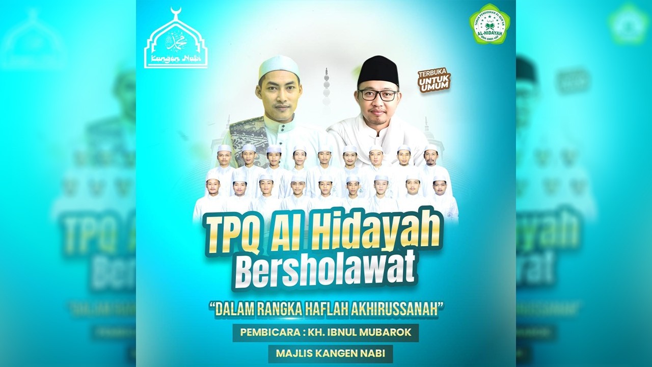 LIVE |TPQ Al Hidayah Bersholawat Dalam Rangka Haflah Akhirussanah Bersama Majlis Kangen Nabi