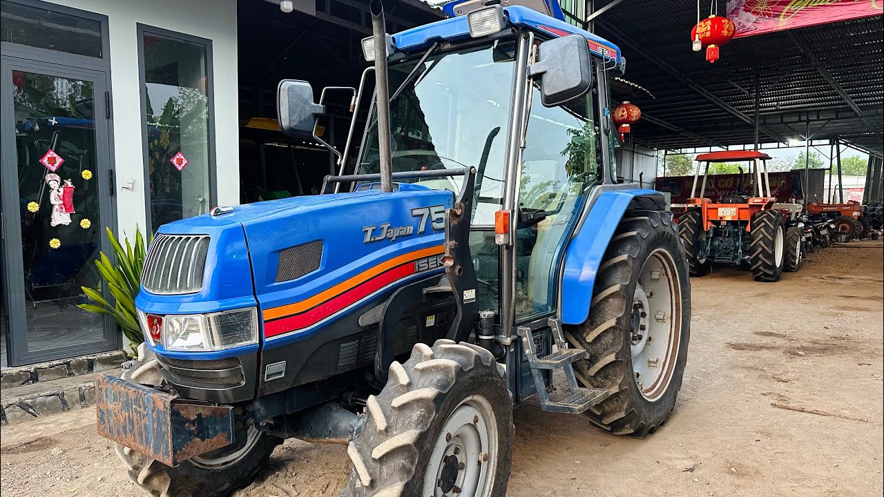 Iseki TJ75 Đời 2009 Xe Đẹp Mới cập bến Nông Cơ Bảy Ghì. Bàn giao Shibaura SD4000 về Tây Ninh