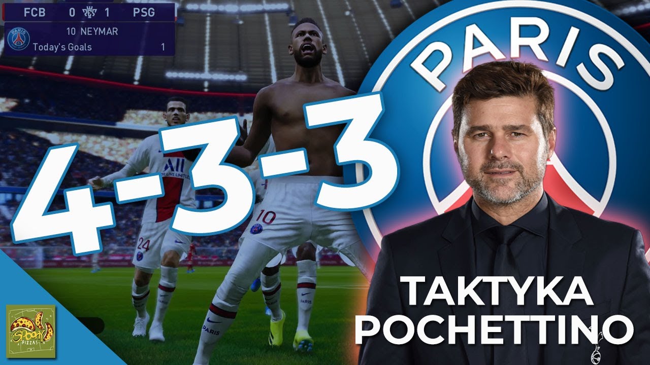 SPRAWDZAM TAKTYKĘ PSG! POCHETTINO TAKTYKA by SPOONY PIZZAS 4-3-3 PES 2021