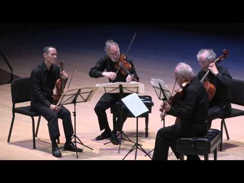 Juilliard String Quartet performs Bach Art of Fugue, Contrapuncti 1 - 4