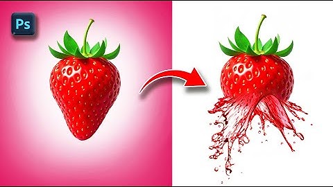 How to Create a Fruit Water Splash Effect | Adobe Photoshop Photo Editing