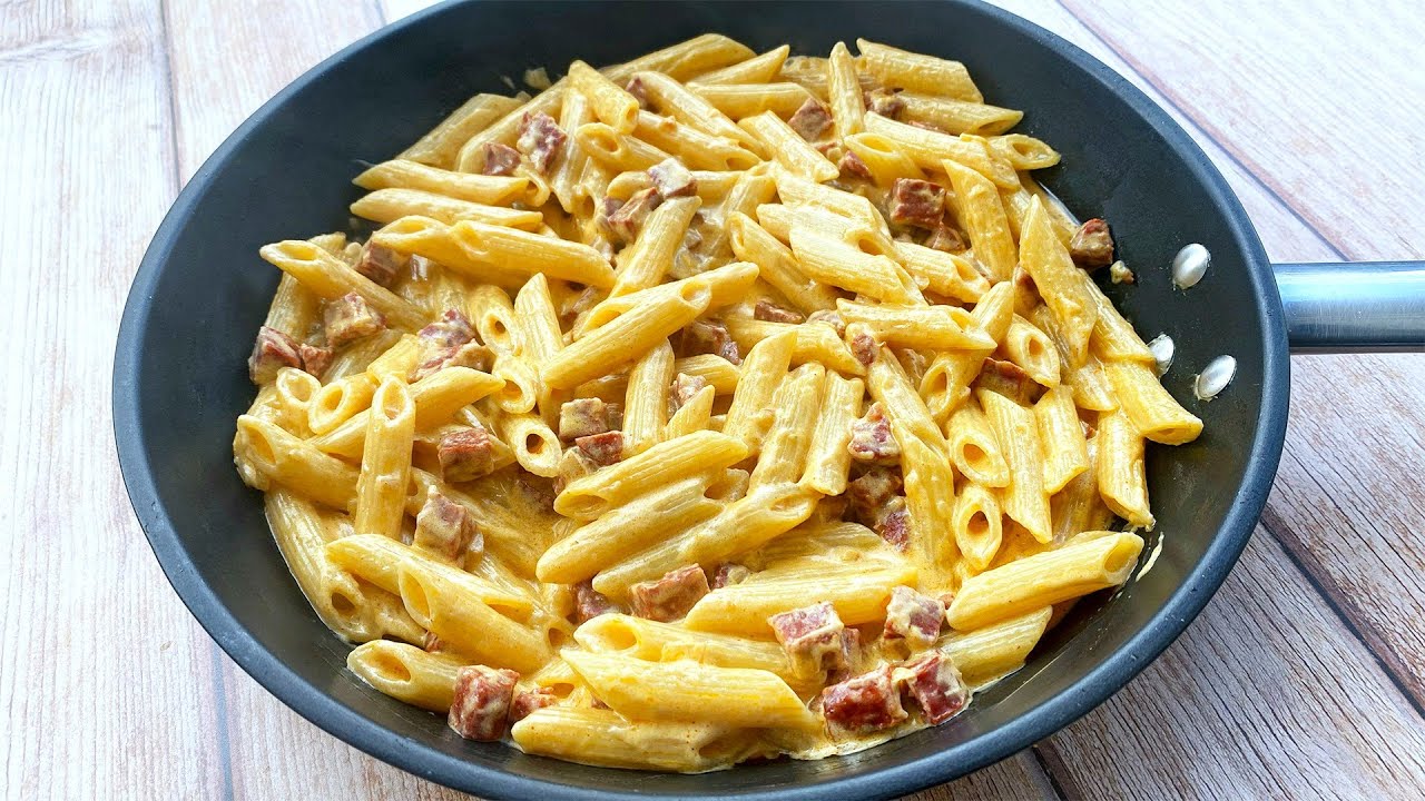 Pâtes au chorizo - Recette facile et rapide