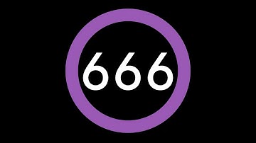 666-Second Countdown Timer - Dark Background + Circular Progress Bar + Ending Sound