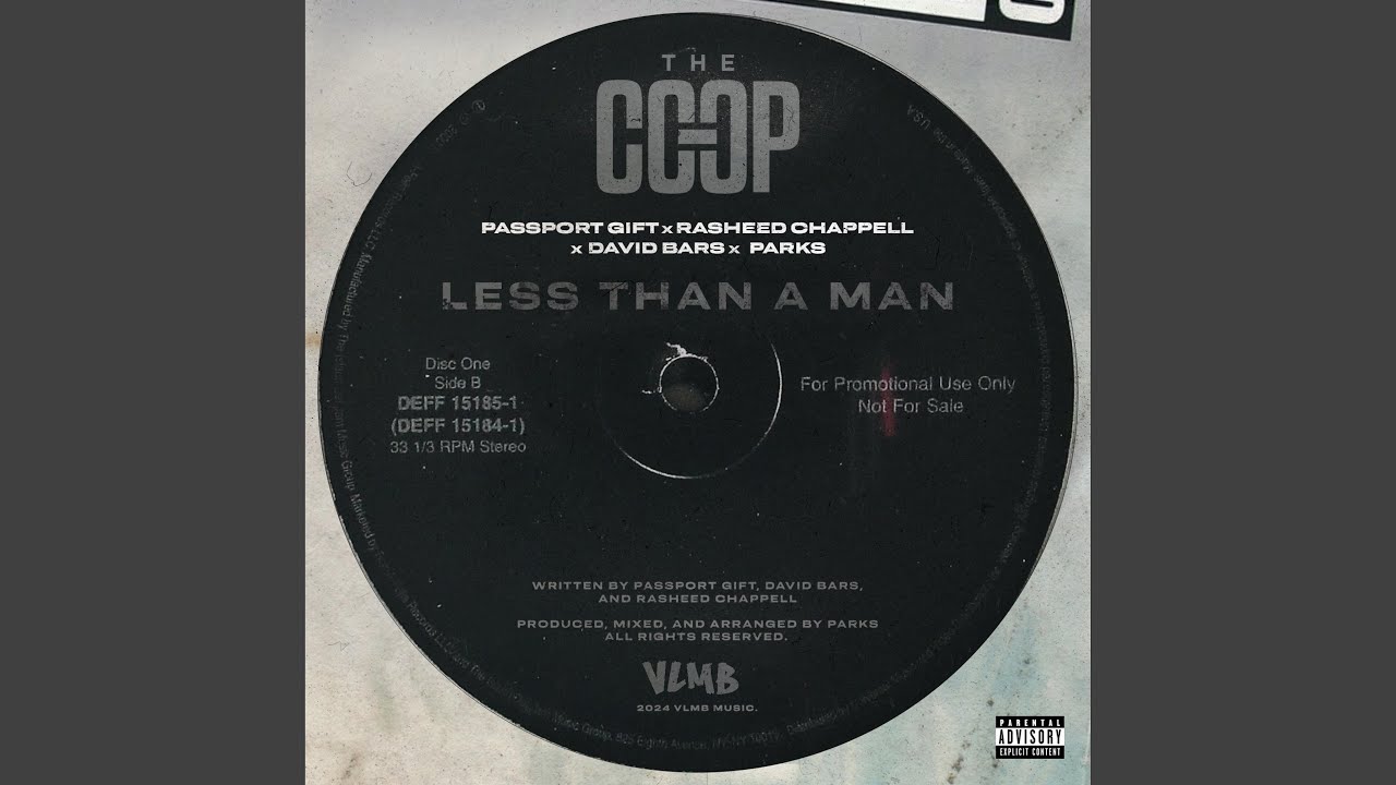 Less Than a Man (feat. Passport Gift, Parks, Rasheed Chappell & David ...