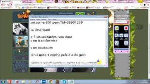 Pedindo avelas no Bouboum e doando contas mitas