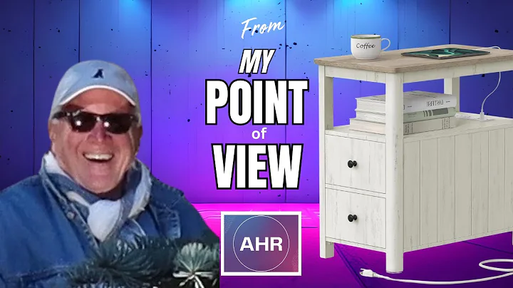 Bedside Table Charging Station from Vasagle